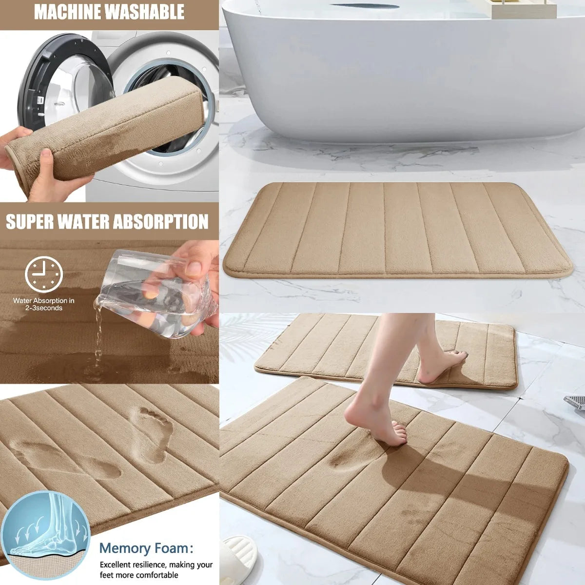 Soft Comfort Memory Foam Mat